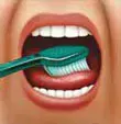 Com movimentos suaves, escove também a língua para remover bactérias